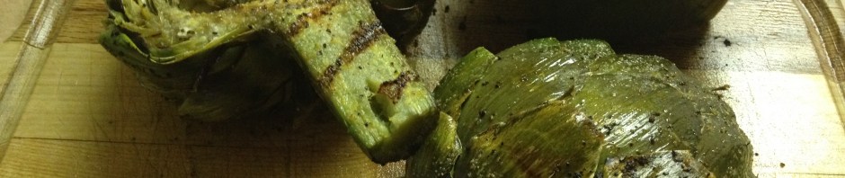 Grilled Artichoke with Garlic Butter Dipping Sauce: LittleCajunGirl.com