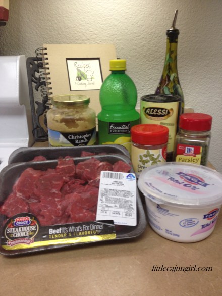 Greek Beef Kebabs: LittleCajunGirl.com