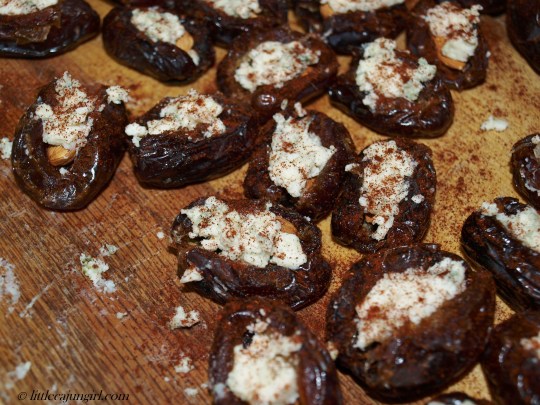Bacon-wrapped Stuffed Dates: LittleCajunGirl.com